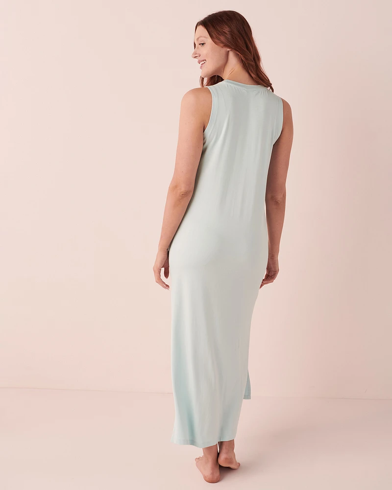 Longue chemise de nuit en bambou