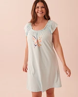 Super Soft Short Sleeve Sleepshirt