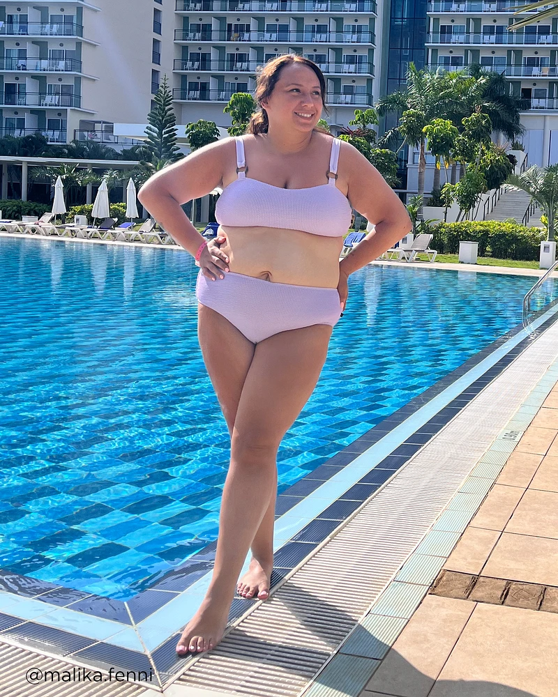 Haut de bikini bandeau PASTEL LILAC