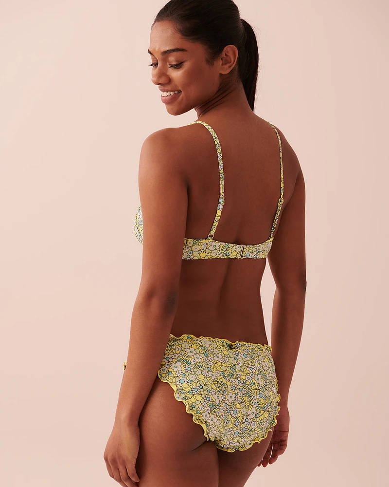 FIELDS OF FLOWERS Recycled Fibers Bralette Bikini Top