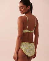 FIELDS OF FLOWERS Recycled Fibers Bralette Bikini Top