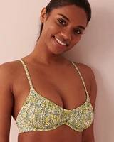 FIELDS OF FLOWERS Recycled Fibers Bralette Bikini Top