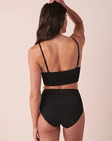 Haut de bikini triangle allongé SOLID