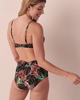 EARTHY JUNGLE Bralette Bikini Top