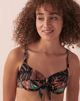 EARTHY JUNGLE Balconette Bikini Top