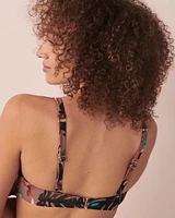 EARTHY JUNGLE Balconette Bikini Top