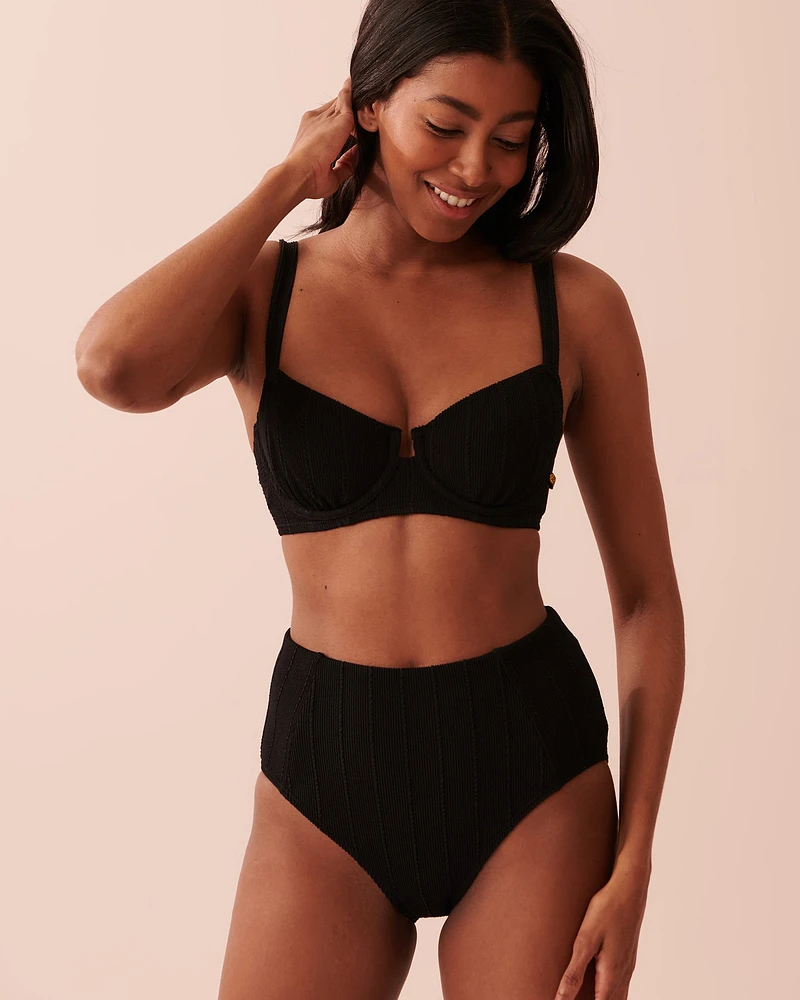 Haut de bikini balconnet TEXTURED