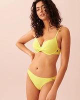 Haut de bikini push-up sans armatures en fibres recyclées SUNNY LIME