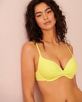 Haut de bikini push-up sans armatures en fibres recyclées SUNNY LIME
