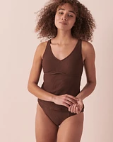 TEXTURED Tankini Top with Underwire