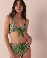 Haut de bikini bralette réversible en fibres recyclées DITSY BLOOMING