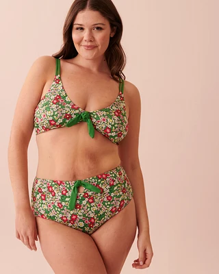 Haut de bikini bralette réversible en fibres recyclées DITSY BLOOMING