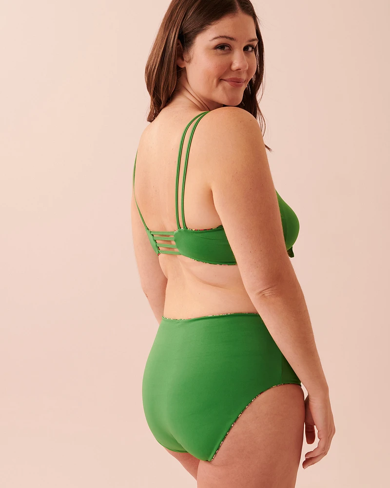 Haut de bikini bralette réversible en fibres recyclées DITSY BLOOMING