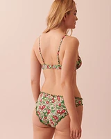 Haut de bikini bralette en fibres recyclées DITSY BLOOMING