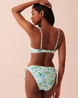 SANTORINI BLUES Push-up Bikini Top