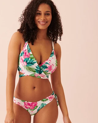 LUSH D Cup Draped Bikini Top