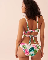 LUSH D Cup Draped Bikini Top