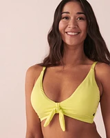 SUNNY LIME Recycled Fibers D Cup Triangle Bikini Top