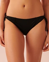 SOLID Side Tie Brazilian Bikini Bottom