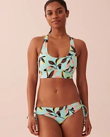 Bas de bikini brésilien noué aux hanches MODERN GRAPHIC