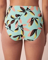 Bas de bikini taille haute MODERN GRAPHIC
