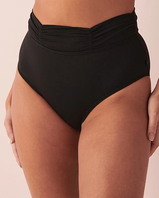 Bas de bikini taille haute SOLID