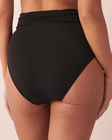 Bas de bikini taille haute SOLID