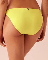 Bas de bikini bandes sur les côtés en fibres recyclées SUNNY LIME
