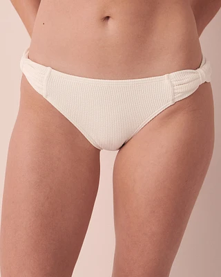 Bas de bikini côtés noués TEXTURED