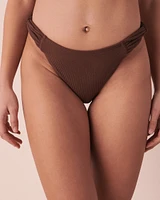 Bas de bikini côtés noués TEXTURED