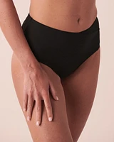 Bas de bikini taille haute RIB