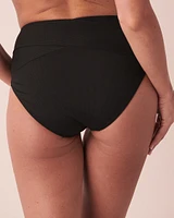 Bas de bikini taille haute RIB
