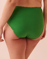 Bas de bikini taille haute réversible en fibres recyclées DITSY BLOOMING