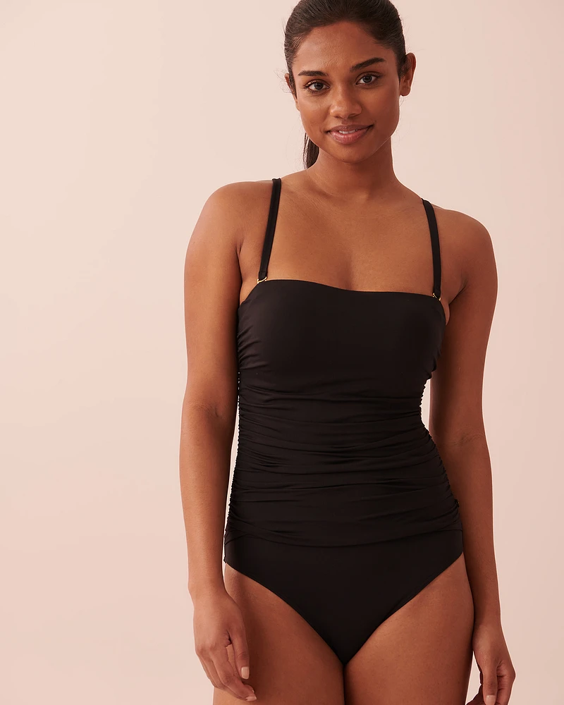 Maillot une-pièce bandeau drapé CHLOE