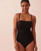 Maillot une-pièce bandeau drapé CHLOE