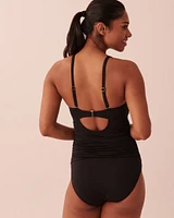 Maillot une-pièce bandeau drapé CHLOE