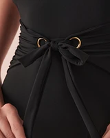 SAMANTHA Fitted Waist One-piece Swimsuit