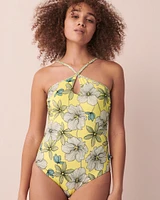 Maillot une-pièce réversible en fibres recyclées FIELDS OF FLOWERS