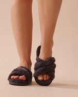 Faux Fur Slippers