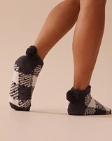 Pompom Soft Plush Socks