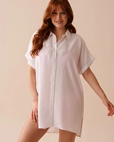 Button-down Cover-up Shirt