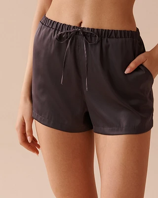 Short en satin