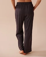 Ensemble pyjama en satin jacquard à rayures