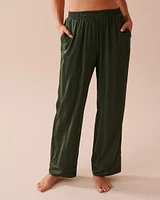 Jacquard Stripe Satin Pajama Set