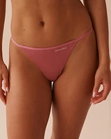 Culotte string microfibre