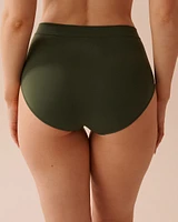 Seamless Fabric High Waist Bikini Panty