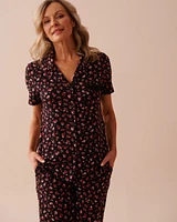 Ditsy Rose Super Soft Button-down Shirt