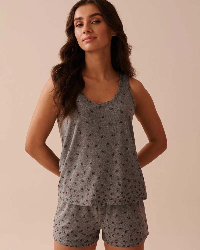 Rose Print Recycled Fibers Cami