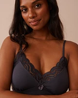 Lace Detail Modal Crop Cami