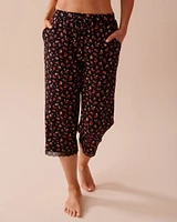 Ditsy Rose Super Soft Capris